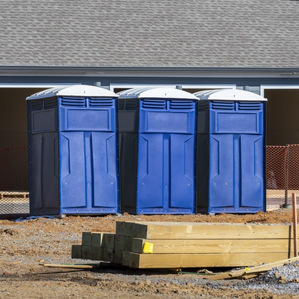 are there any restrictions on where i can place the portable restrooms during my rental period in Cobleskill New York